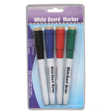 4 PCS Blister Card Whiteboard Marker with Eraser